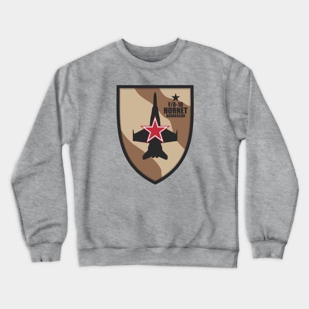 F/A-18 Hornet Aggressor Crewneck Sweatshirt by TCP